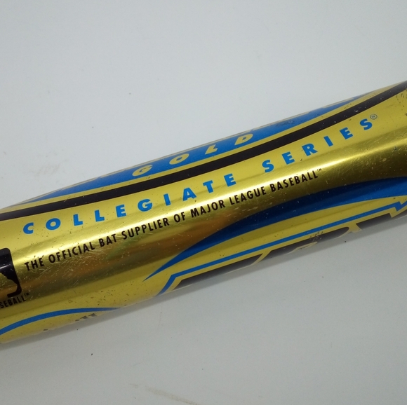 MLB Louisville Slugger Tee Ball 26 Inches 16oz Omaha Gold Baseball Bat TPX - Picture 10 of 12